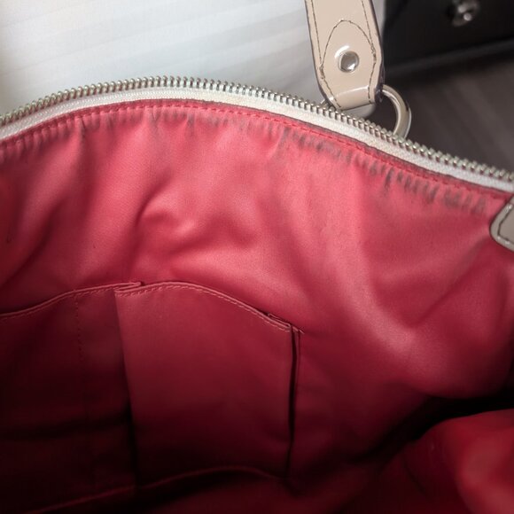 Coach, Multicolor Signature “C” Print Tote Bag, M1373-31141E , Canvas & Patent - Picture 10 of 14